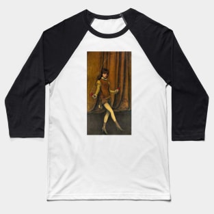 Girl Skipping Rope, Harmony in Yellow and Gold 1876 Connie Gilchrist Baseball T-Shirt